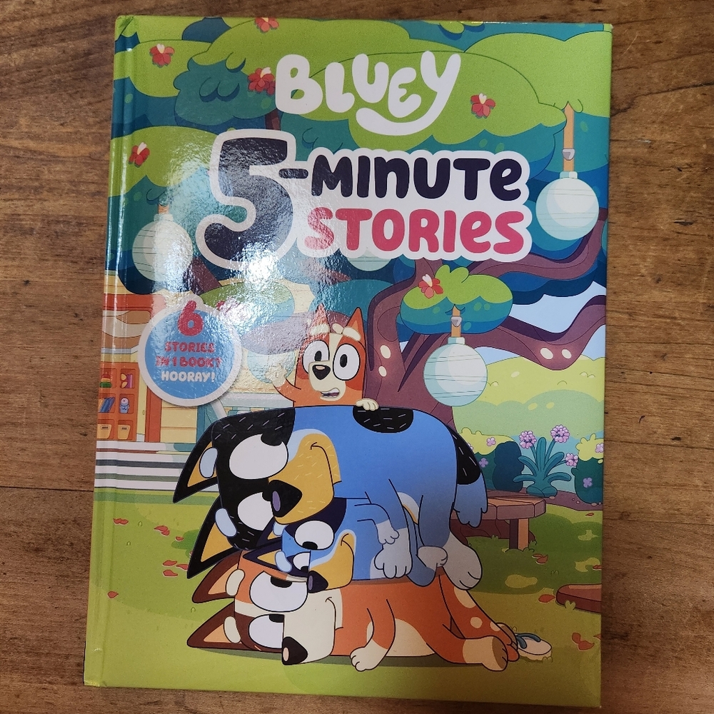 Bluey 5-Minute Stories Kids Book